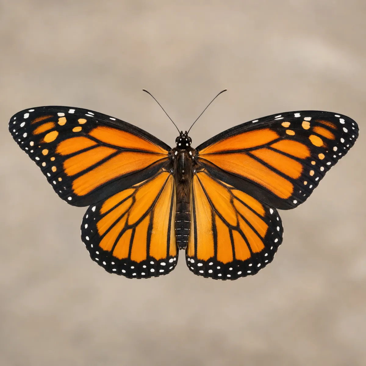 Butterfly reference photo, the source the tattoo stencil was traced from (AI-generated example)