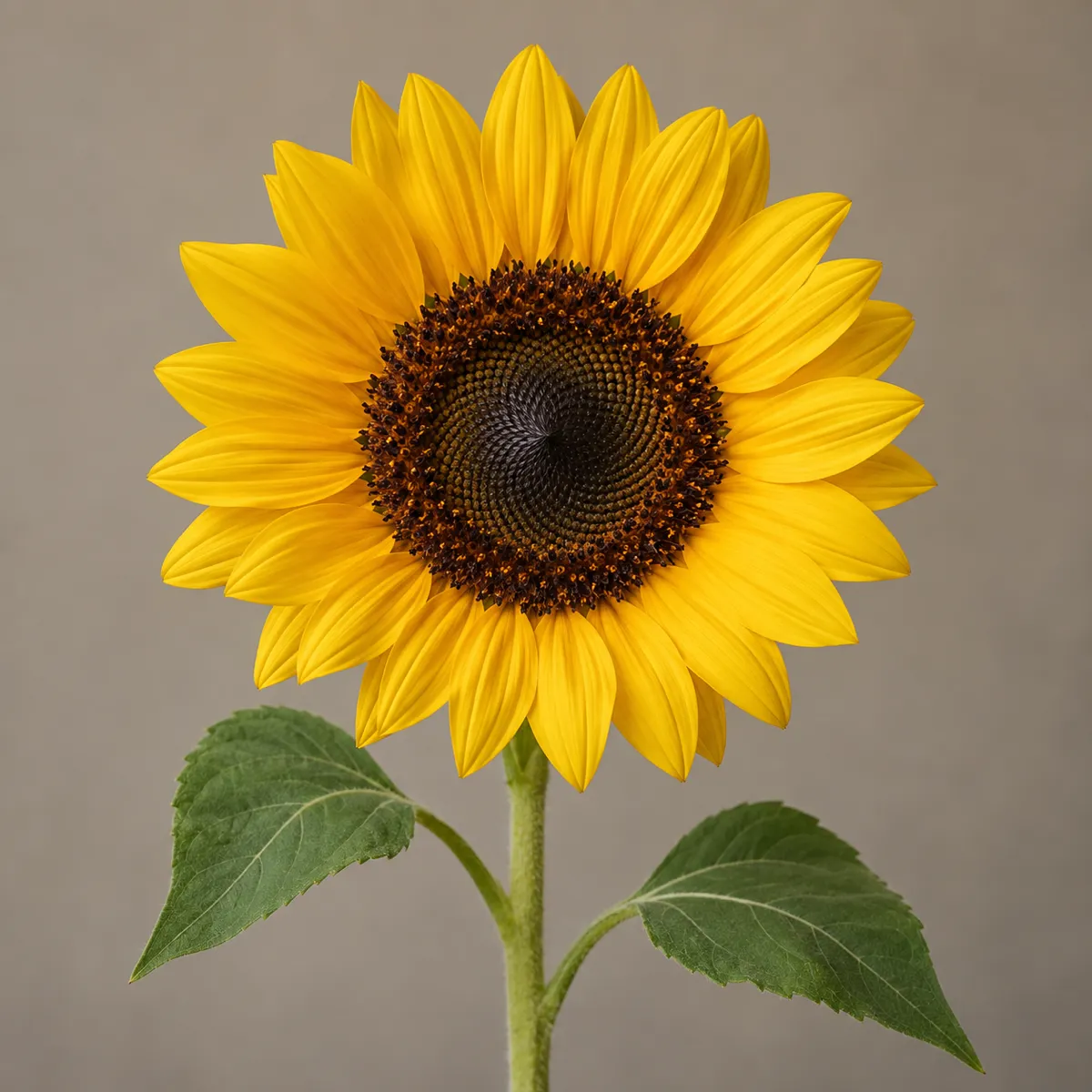 Sunflower reference photo, the source the tattoo stencil was traced from (AI-generated example)